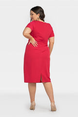 Vestido talla grande modelo 196866 Karko