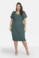 Vestido talla grande modelo 196867 Karko