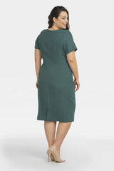 Vestido talla grande modelo 196867 Karko