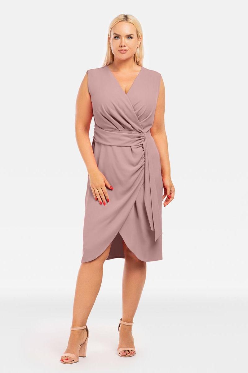 Vestido talla grande modelo 196872 Karko