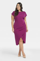 Vestido talla grande modelo 196874 Karko