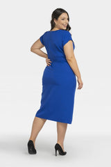 Vestido talla grande modelo 196875 Karko