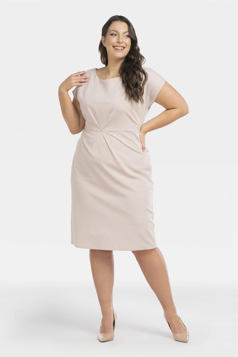 Vestido talla grande modelo 196876 Karko