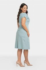 Vestido talla grande modelo 196877 Karko