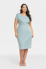 Vestido talla grande modelo 196877 Karko