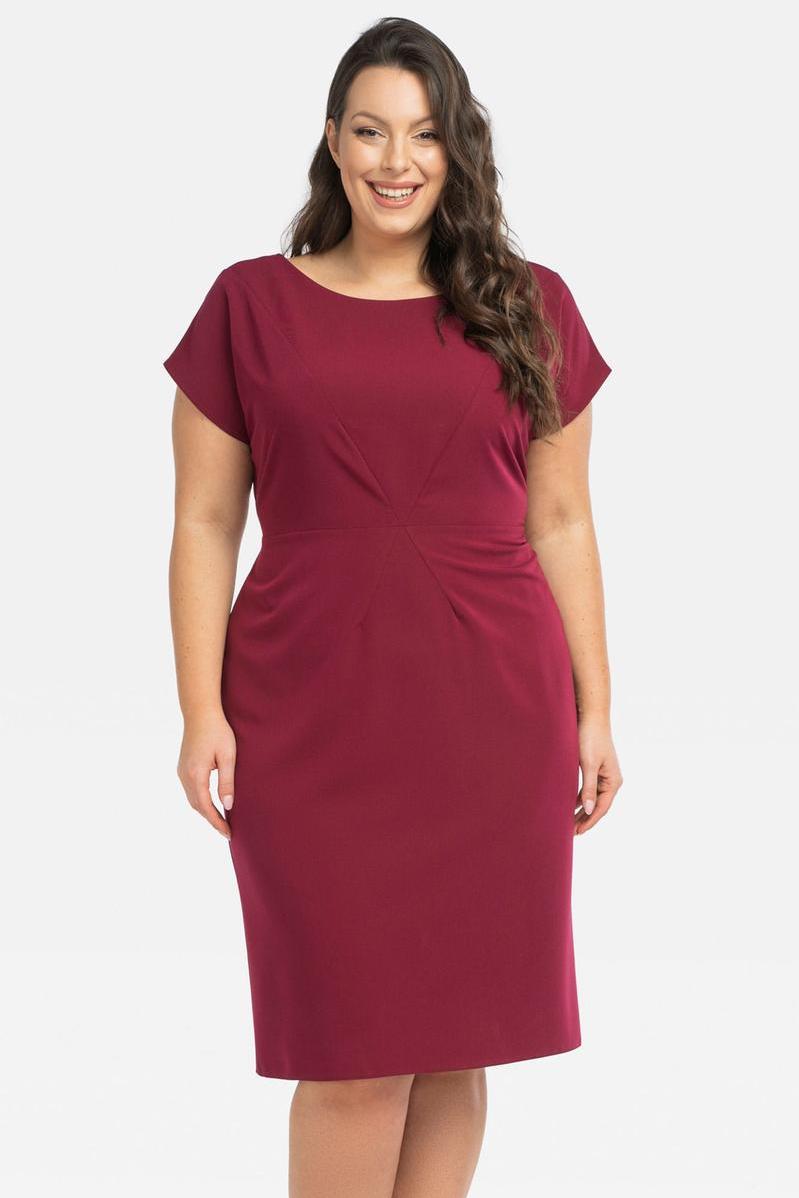 Vestido talla grande modelo 196878 Karko