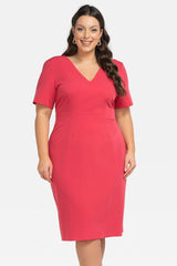 Vestido talla grande modelo 196880 Karko