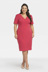 Vestido talla grande modelo 196880 Karko