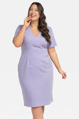 Vestido talla grande modelo 196881 Karko