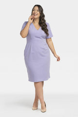 Vestido talla grande modelo 196881 Karko