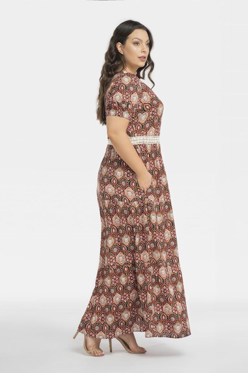 Vestido talla grande modelo 196882 Karko