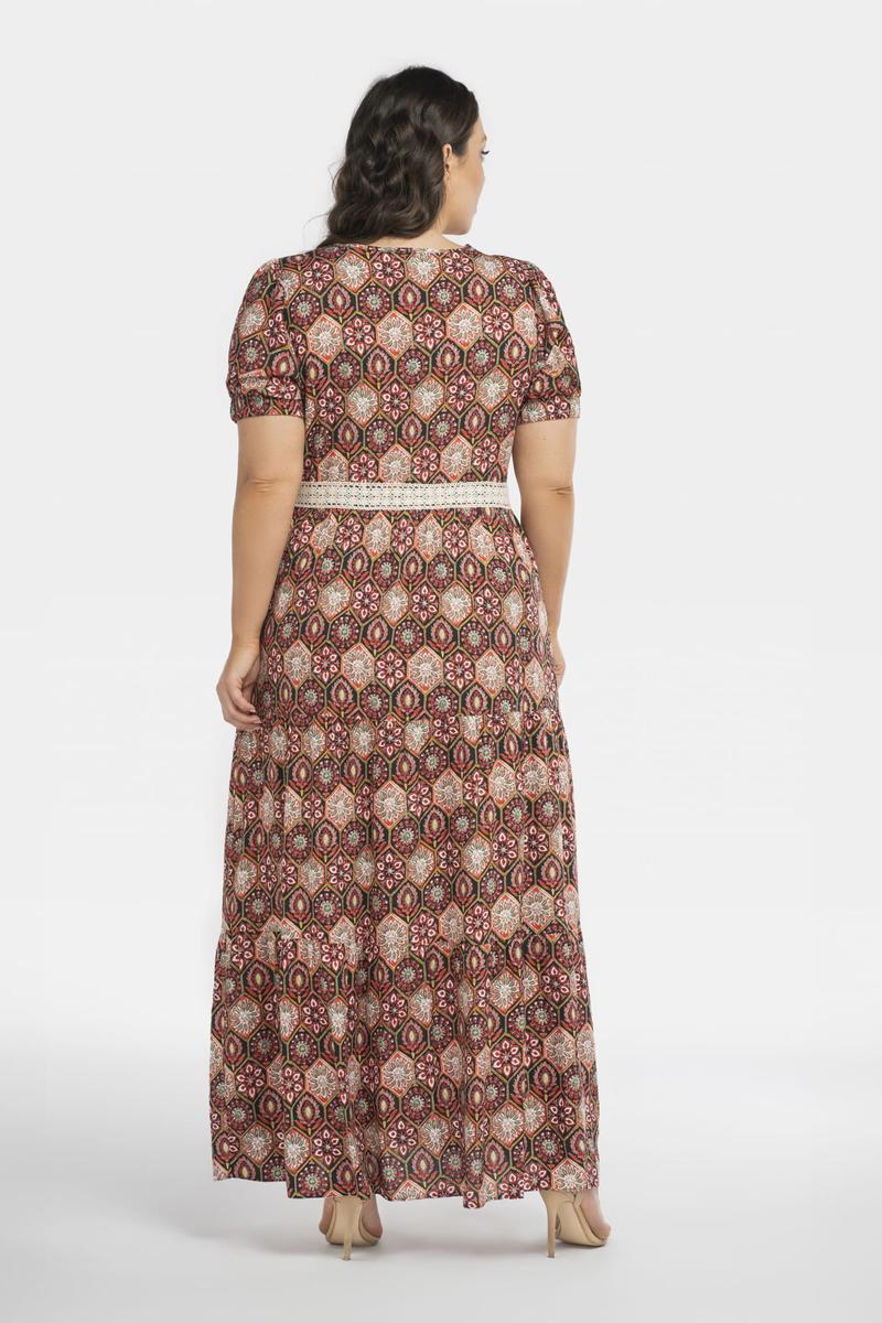 Vestido talla grande modelo 196882 Karko