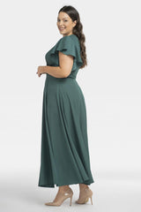 Vestido talla grande modelo 196886 Karko