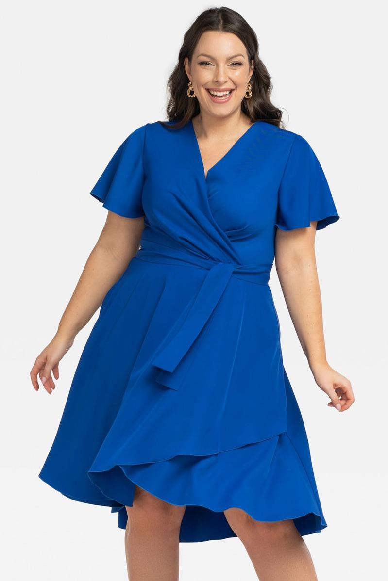 Vestido talla grande modelo 196887 Karko