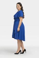 Vestido talla grande modelo 196887 Karko
