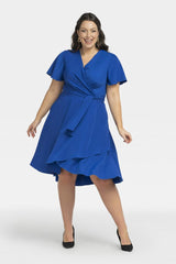Vestido talla grande modelo 196887 Karko