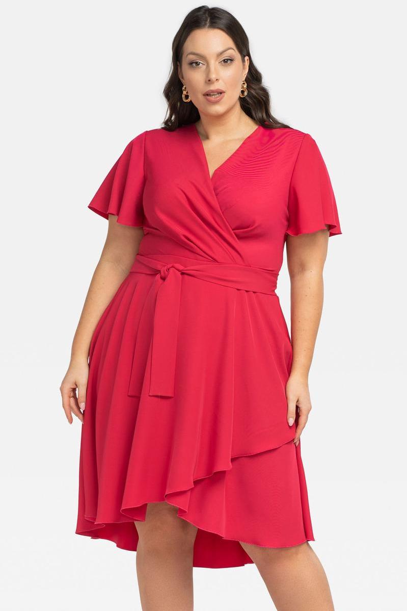 Vestido talla grande modelo 196888 Karko