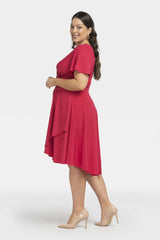 Vestido talla grande modelo 196888 Karko