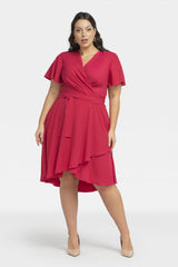 Vestido talla grande modelo 196888 Karko