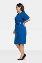 Vestido talla grande modelo 196889 Karko