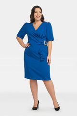 Vestido talla grande modelo 196889 Karko