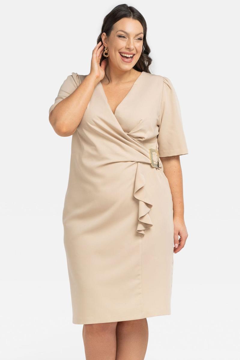 Vestido talla grande modelo 196891 Karko