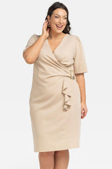 Vestido talla grande modelo 196891 Karko