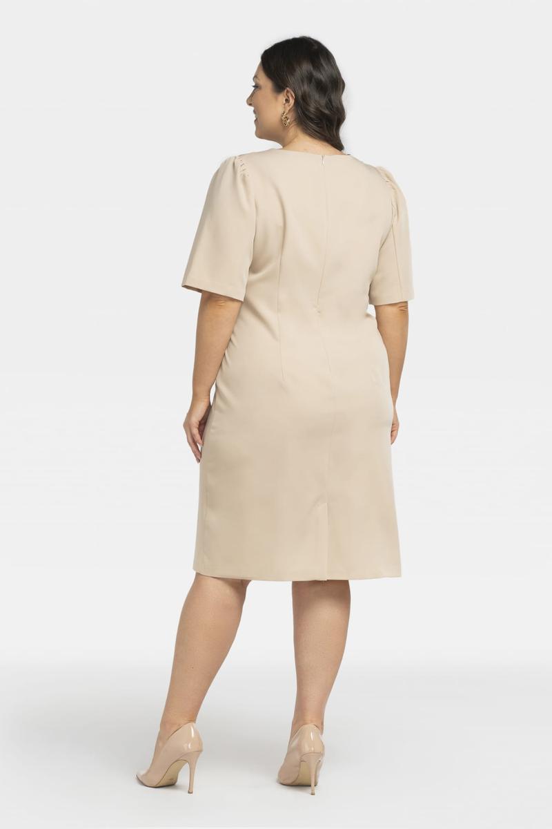 Vestido talla grande modelo 196891 Karko
