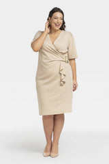 Vestido talla grande modelo 196891 Karko