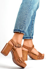 Sandalias tacón modelo 196987 PRIMO