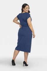Vestido talla grande modelo 197774 Karko