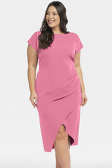 Vestido talla grande modelo 197775 Karko