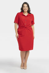 Vestido talla grande modelo 197776 Karko