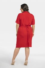 Vestido talla grande modelo 197776 Karko