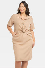 Vestido talla grande modelo 197777 Karko