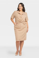 Vestido talla grande modelo 197777 Karko