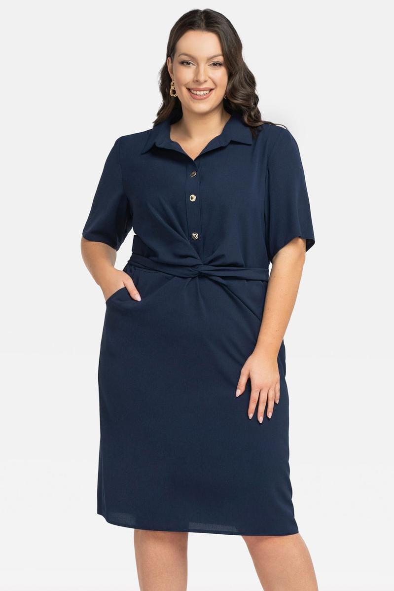 Vestido talla grande modelo 197778 Karko
