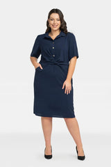 Vestido talla grande modelo 197778 Karko