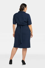 Vestido talla grande modelo 197778 Karko