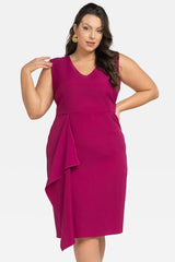 Vestido talla grande modelo 197780 Karko