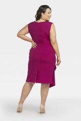 Vestido talla grande modelo 197780 Karko