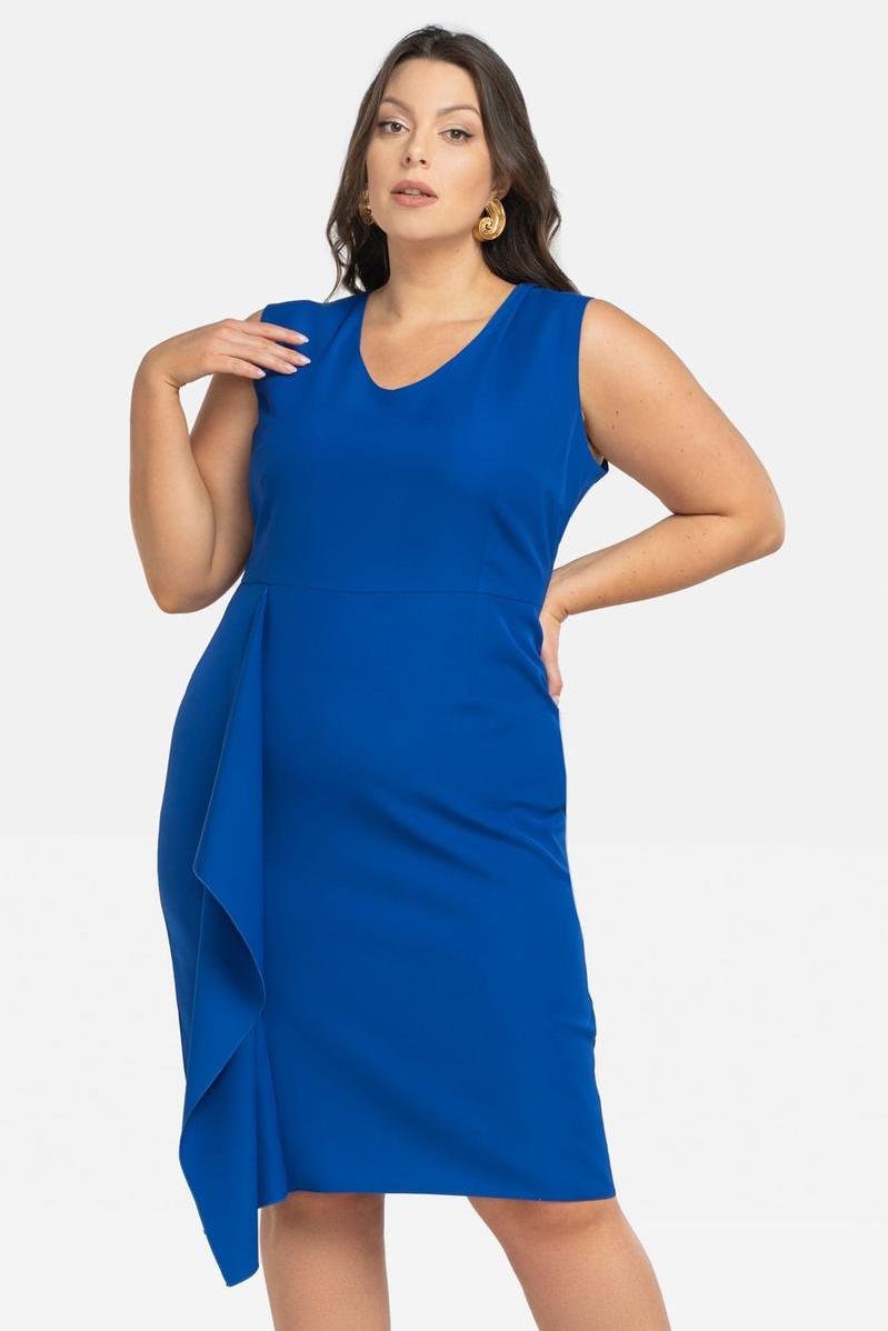 Vestido talla grande modelo 197781 Karko