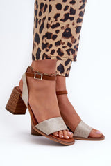 Sandalias tacón modelo 197901 Step in style