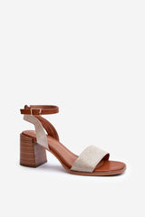 Sandalias tacón modelo 197901 Step in style