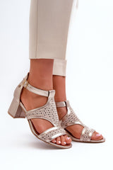 Sandalias tacón modelo 198129 Step in style