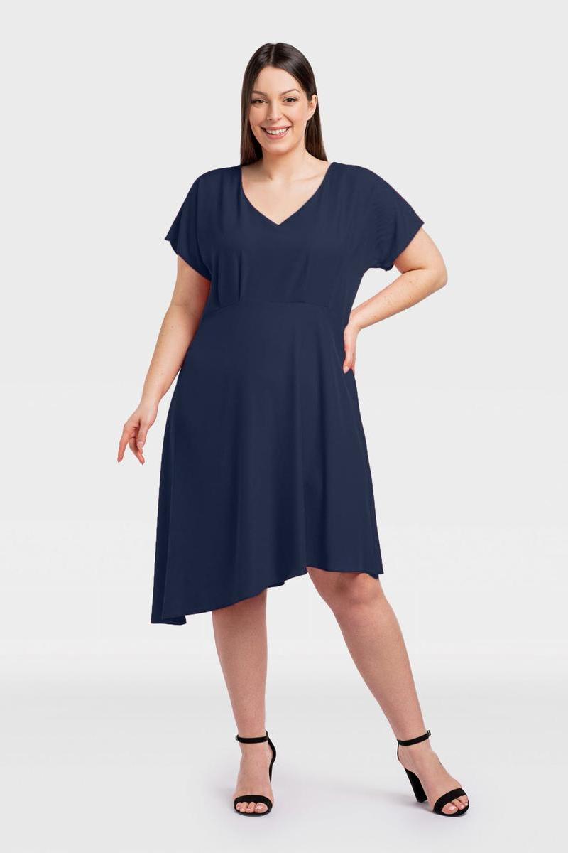Vestido talla grande modelo 198151 Karko