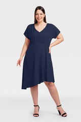 Vestido talla grande modelo 198151 Karko