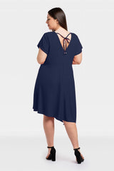 Vestido talla grande modelo 198151 Karko