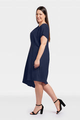 Vestido talla grande modelo 198151 Karko