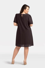 Vestido talla grande modelo 198152 Karko